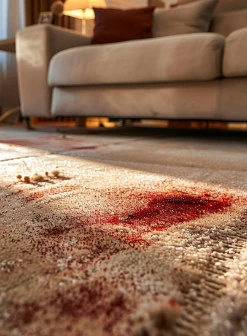 Carpet before cleaning