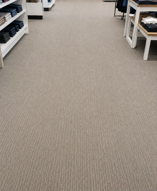 Retail Store Carpet after DRX cleaning
