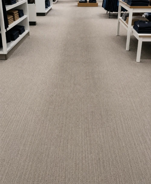 Retail Store Carpet before cleaning