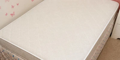Twin mattress after sanitization by DRX Cleaning Company in Orlando area